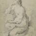 Study of a Woman with a Nude Breast